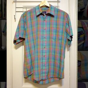 Vintage Allen Wickfield Plaid Shirt